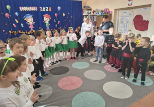 Starszaki podczas składania przysięgi.