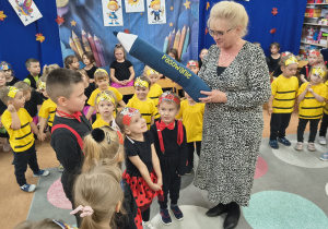 Pasowanie przedszkolaków.