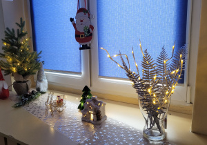 Prezentacją świątecznego kącika w grupie I.