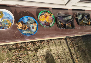 Wystawa witraży lodowych.