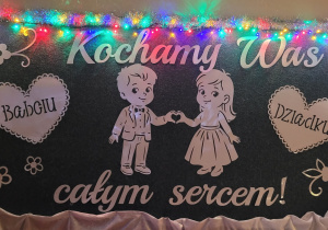 Dekoracja dla babci i dziadka.