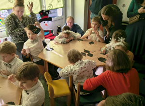 Spotkanie wigilijne z rodzicami w grupie Biedronek