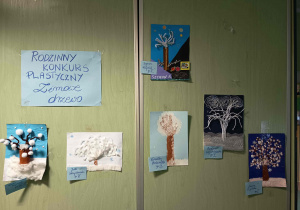 Wystawa prac w formie płaskiej wykonanych na konkurs.