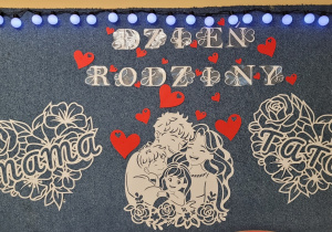 Dekoracja na Dzień Rodziny.