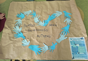 Prezentacja pracy wykonanej przez dzieci z grupy Biedronek.